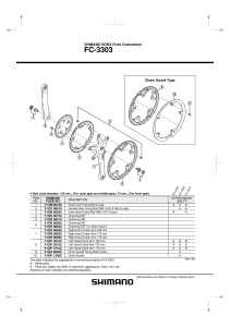 FOAIE SHIMANO FC-3303 30T