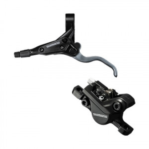 FRANA PE DISC SET ASAMBLAT SHIMANO ACERA MANETA BL-M425L(L) ETRIER BR-M395L(F) HIDRAULICA FARA ADAPTOR PLACUTE RESIN FURTUN 1000MM SM-BH59 NEGRU INCL. OLIVA & INSERTIE CONECTARE NEGRU AMBALAT IND.