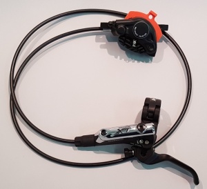 FRANA PE DISC SET ASAMBLAT SHIMANO DEORE XT BL- M785-B-L(L) BR-M785L(F) POST MOUNT METALPAD(W/FIN) SMBH90SB 1000MM(BLACK) ADD OLIVE/CONNECTER INSERT BLACK AMBALAT IND.