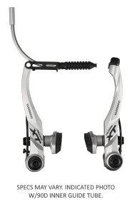 FRANA V-BRAKE SHIMANO DEORE XT BR-T780 SPATE X-TYPE (SAIBA SUBTIRE IN EXTERIOR) SABOTI M70CT4 SURUBURI 16.0MM TUBE 90D ARGINTIU AMBALAT IND.