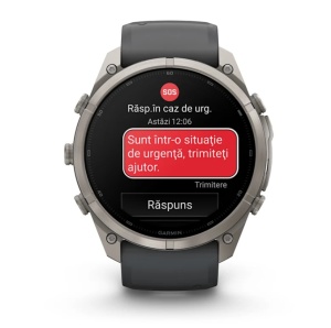Garmin Fenix 9 Pro - inReach, 51mm Titan, cu curea din silicon Graphite/negru - Img 6