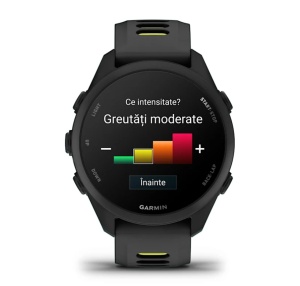 Garmin Forerunner 170 Music - Negru cu curea neagră/Amp Yellow - Img 4
