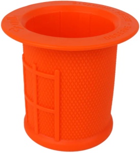 Half Waffle Coozie w/ Liner, orange