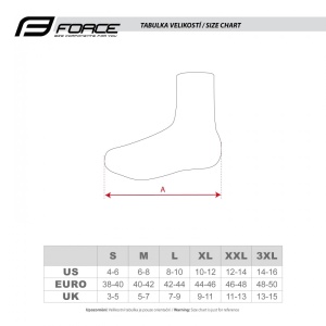 Huse pantofi Force Hot Extreme neopren negre XXL - Img 8