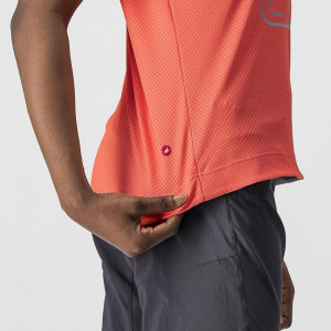 Jersey Castelli Trail Tech W, de dama, Corai, L - Img 3