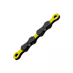 Lant KMC DLC 12 Negru/Galben 12 Viteze 126 Zale - Img 1