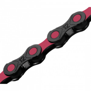 Lant KMC DLC 12 Negru/Roz 12 Viteze 126 Zale