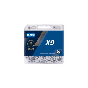 Lant KMC X9 Grey 9 Viteze 116 Zale - Set 25 bucati