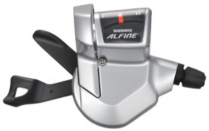 MANETA DE SCHIMBATOR SHIMANO ALFINE SL-S700 DREAPTA 11 VIT. CAMASA NEAGRA 2100MM PT. CJ-S700 ARGINTIU AMBALAT IND.