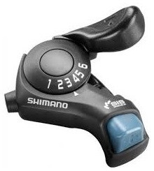 MANETA DE SCHIMBATOR SHIMANO TOURNEY SL-TX30-6R DREAPTA 6 VIT. CABLU 2050MM AMBALAT IND.
