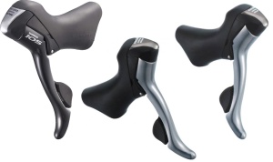 MANETA SCHIMBATOR/FRANA SHIMANO 105 ST-5601-L STANGA 2 VIT. CABLU 1700MM COMPATIBIL SC-6502/SM-SC70 FARA STOPERE NEGRU VRAC