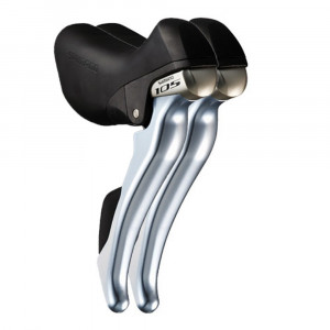 MANETA SCHIMBATOR/FRANA SHIMANO 105 ST-5800-S 11X2 VIT. CABLURI SCHIMBATOR/FRANA LUNGIME STANDARD CAMASA NEAGRA ARGINTIU AMBALAT IND.