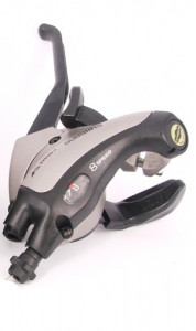 MANETA SCHIMBATOR/FRANA SHIMANO ST-EF35-8R(LS) DREAPTA 8 VIT. CABLURI 2050MM 2 DEGETE PT. V-BRAKE VRAC