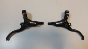 MANETE DE FRANA SHIMANO BL-M395-L STANGA & DREAPTA HIDRAULICE FURTUN SM-BH59-L 1000/1700MM ULEI 50CC X 2 NEGRU AMBALAT IND.