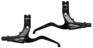 MANETE DE FRANA SHIMANO DEORE BL-T611 STANGA & DREAPTA MECHANICAL CABLU T-TYPE 800/900 CAMASA NEAGRA 1400X1600MM SM-PM70 90D X 1 NEGRU AMBALAT IND.
