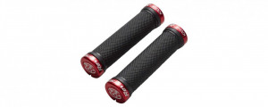 Mansoane Reverse R-Shock Lock On 130/29mm negru/rosu
