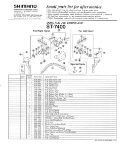 MANSOANE SHIMANO ST-7400 NEGRU 1 PER.