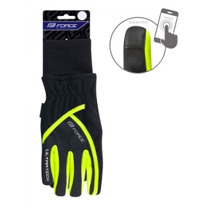 Manusi iarna Force Ultra Tech negru/fluo S - Img 3