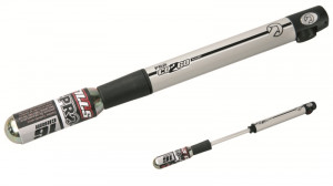 MINIPOMPA PRO CO2 GO HYBRID PT. VALVA PRESTA ALUMINIU (INCL. 1 CAPSULA CO2 16GR CU FILET) ARGINTIU (13)