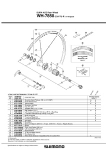 NIPLU SHIMANO WH-7700