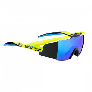 Ochelari Force Everest, lentila albastra oglinda, fluo - Img 2
