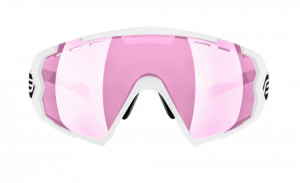 Ochelari Force Ombro, lentila roz laser, alb mat - Img 3