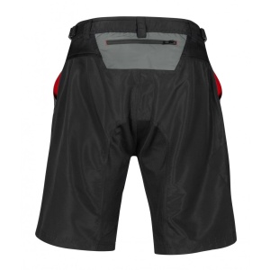 Pantaloni Force Downhill MTB cu sub-pantaloni cu bazon Negru/Gri XL - Img 6