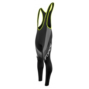 Pantaloni Force F58 cu bretele si bazon negru/gri L - Img 7