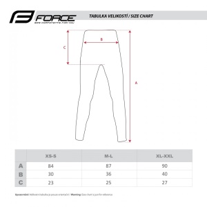 Pantaloni functionali Force Frost negri XS-S - Img 8