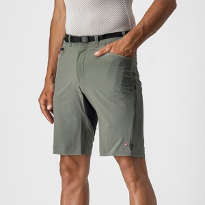 Pantaloni scurti Castelli Unlimited Trail Baggy Kaki XL - Img 4