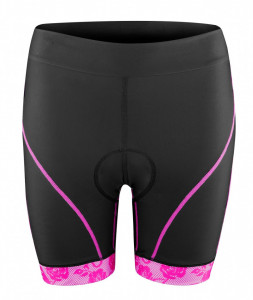 Pantaloni scurti cu bazon Force Rose Lady negru/roz L - Img 2