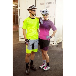 Pantaloni scurti cu bazon Force Storm, gri/fluo XL - Img 12
