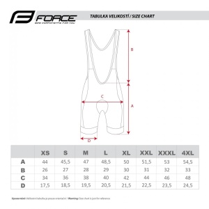 Pantaloni scurti cu bazon si bretele Force Team18 Negru/Alb XL - Img 9