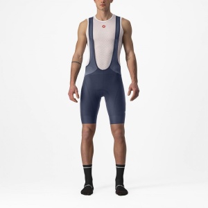 Pantaloni scurti cu bretele Castelli Endurance 3 Indigo M