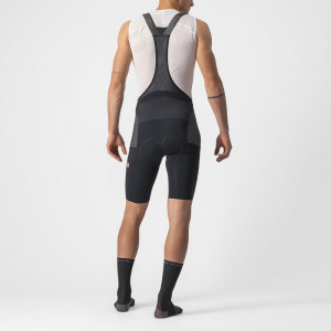 Pantaloni scurti cu bretele Castelli Free Unlimited, Negru, XXL