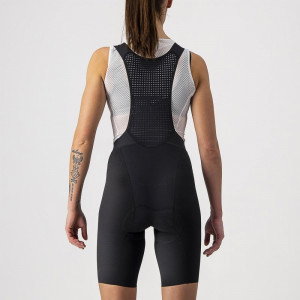 Pantaloni scurti cu bretele Castelli Premio Black W, de dama, Negru, S - Img 3