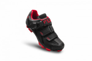 Pantofi ciclism FLR Elite MTB F-65 - Negru/Rosu 48 - Img 2
