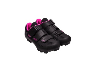 Pantofi ciclism FLR F-55 III Elite Mtb - Negru/Roz 36 - Img 4