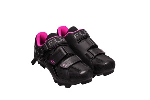 Pantofi ciclism FLR F-65 III Elite Mtb - Negru/Roz 38 - Img 6