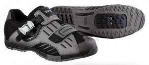 PANTOFI CICLISM SHIMANO INDOOR SH-FN50 GUN METALLIC/BLACK