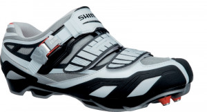 PANTOFI CICLISM SHIMANO MTB SH-M240 WHITE/RED