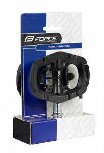 Pedale Force Select MTB/SPD cu rulmenti, negre - Img 4