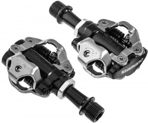 PEDALE SHIMANO PD-M540 SPD FARA CATADIOPTRII INCL. PLACUTE SM-SH51 NEGRU AMBALAT IND.