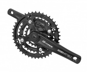 Pedalier Force Eight3.1 AL 42/32/22T 152 mm negru - Img 2
