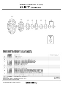 PINION SHIMANO CS-M771-10 16T FOR BL-GROUP - Img 2