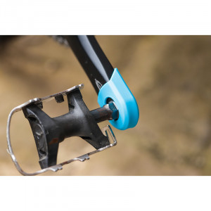 Protectii Brate Pedaliere ZEFAL Crank Armor - Cyan Blue - Img 2