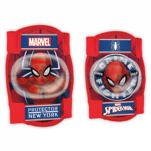 Protectii genunchi si coate copii Seven Spiderman