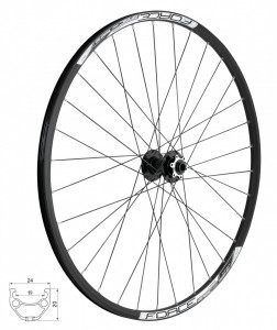 Roata fata 28/29 Force Basic Disc 622x19 6 suruburi ax 15 mm - Img 2