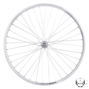 Roata spate Force Prime 28 622x21 Argintie 36h