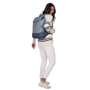 Rucsac urban cu compartiment laptop, Thule, Lithos, 16L, Pond/Dark Slate - Img 4